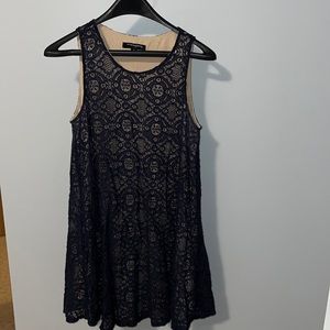 Black lace dress